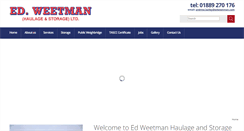 Desktop Screenshot of edweetman.com